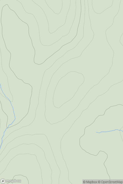 Thumbnail image for Hound Tor [South West England] [SX628890] showing contour plot for surrounding peak